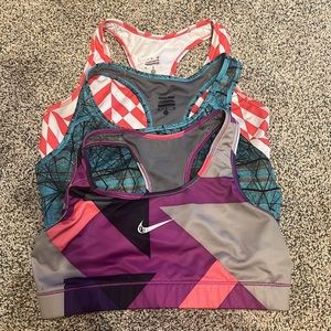 Bundle of 3 Medium Nike Sports Bras